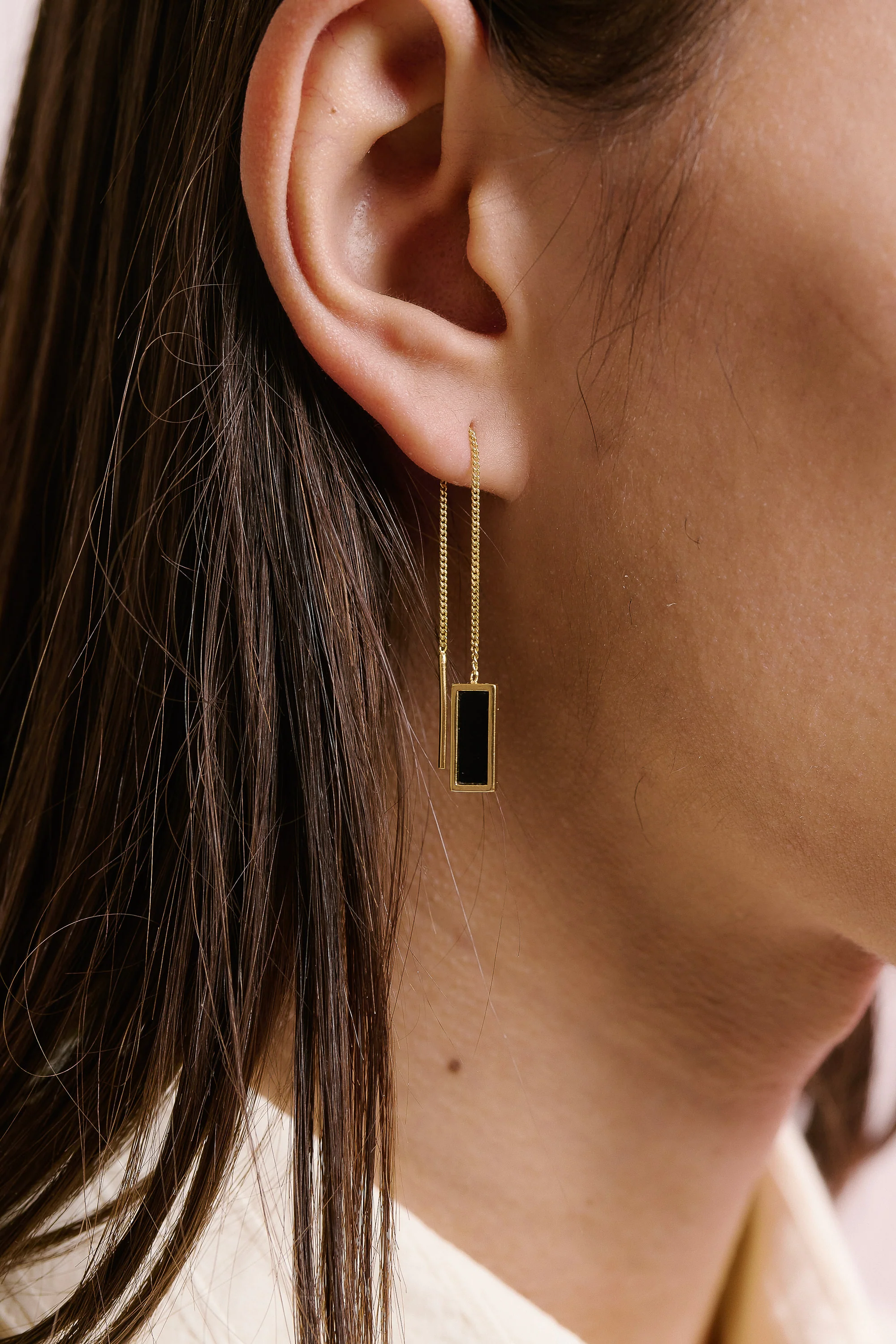 BAR CHAIN EARRING - Image 4