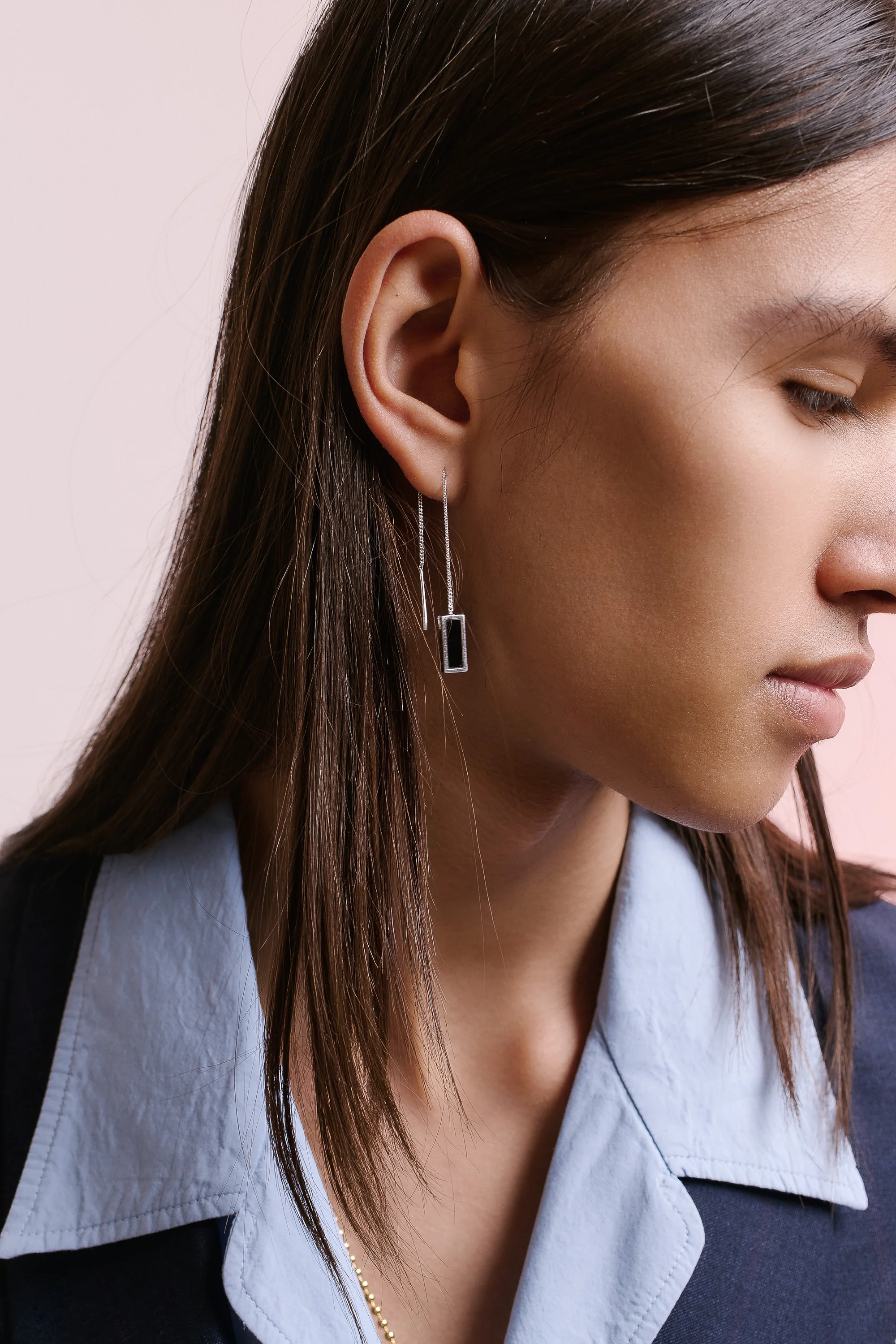BAR CHAIN EARRING - Image 5