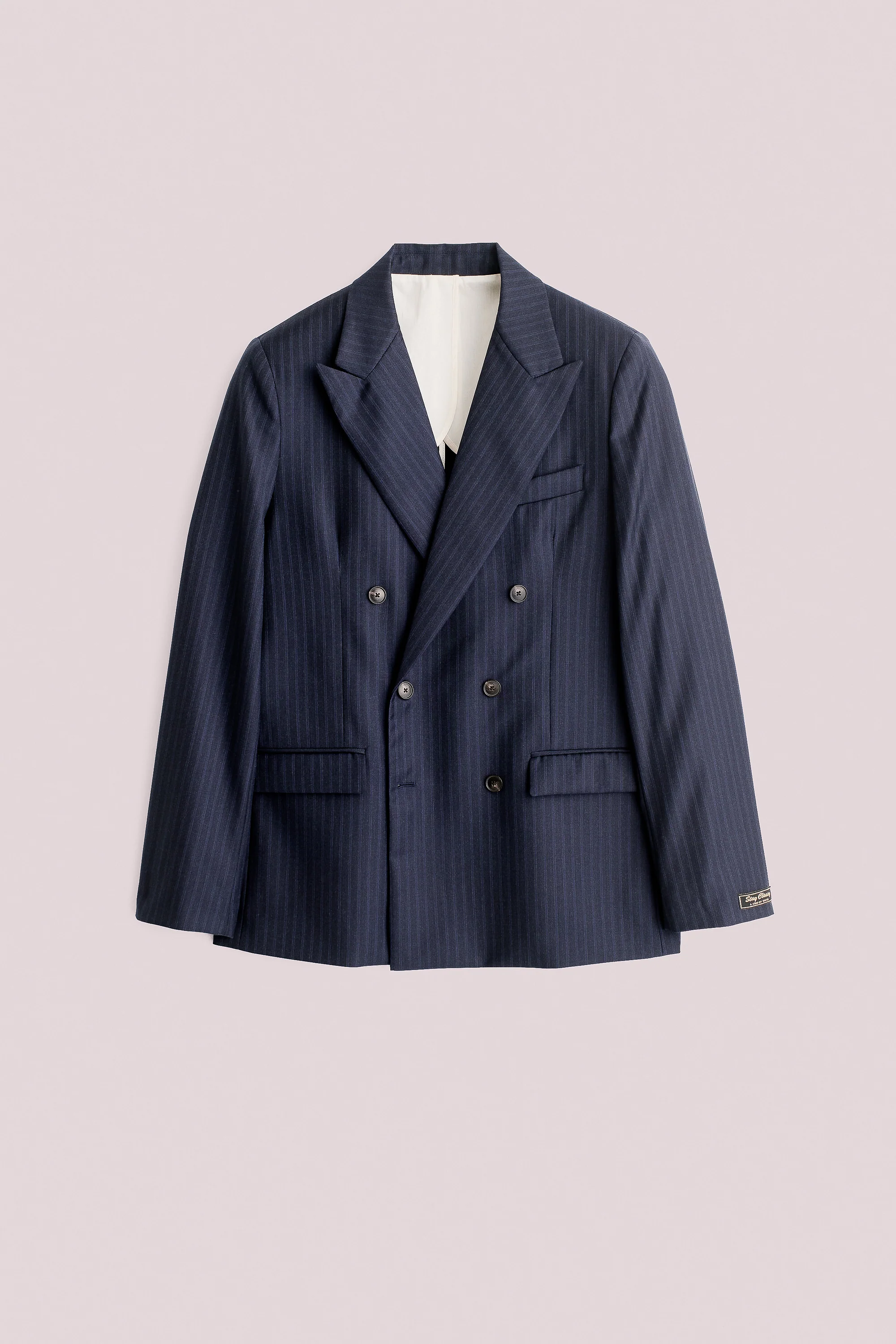 DOUBLE BREASTED PEAK BLAZER - Image 2