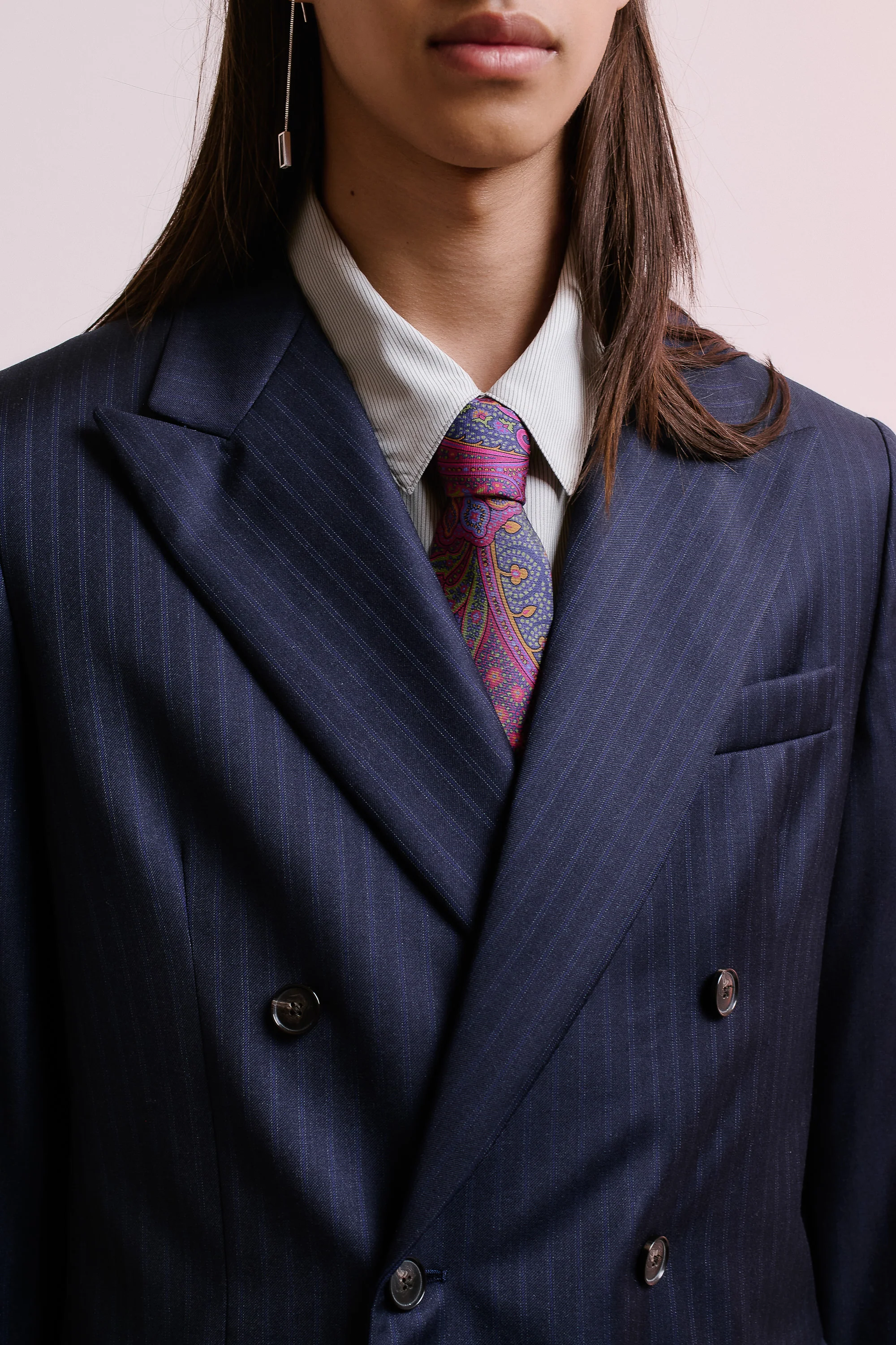 DOUBLE BREASTED PEAK BLAZER - Image 3