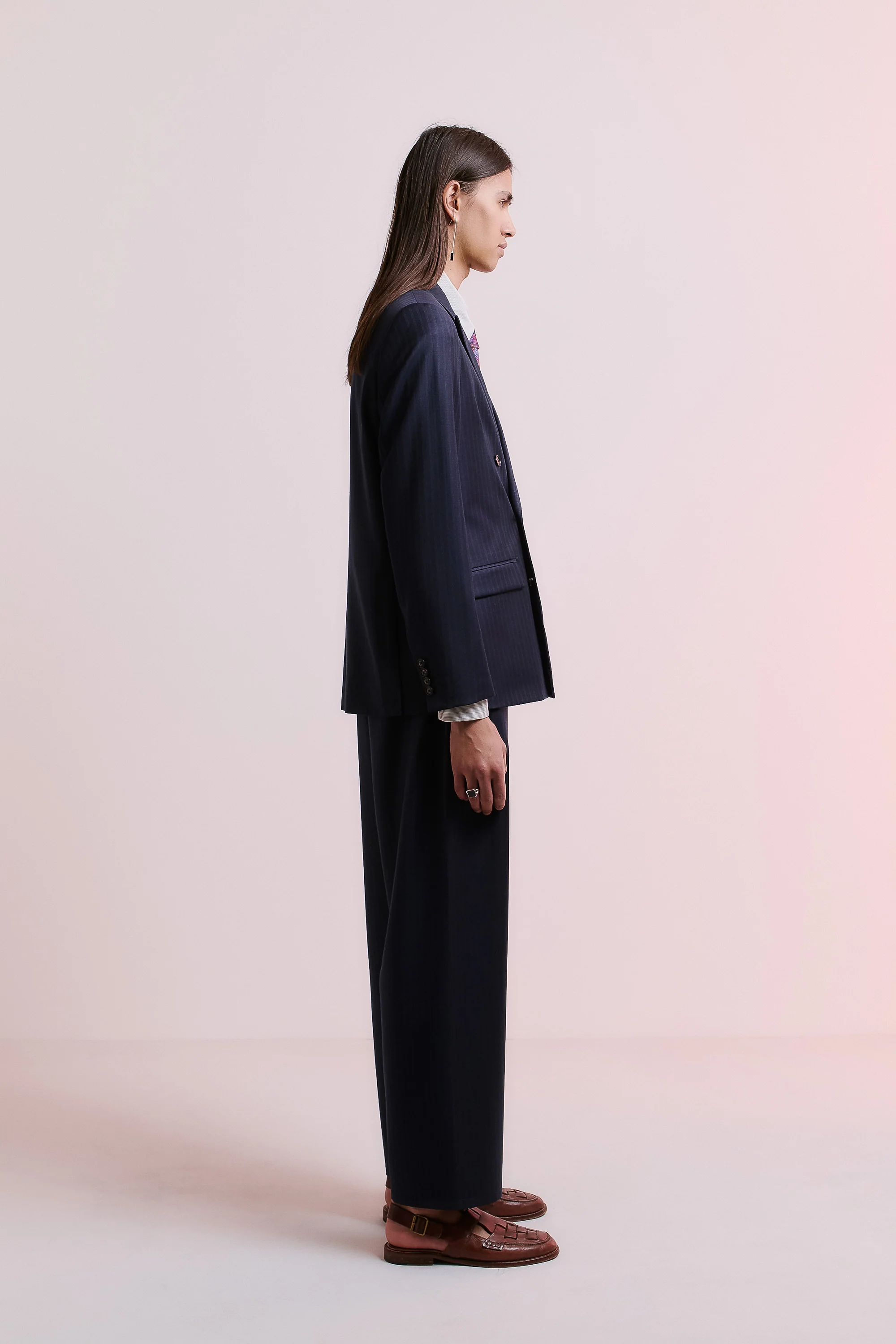 DOUBLE BREASTED PEAK BLAZER - Image 5