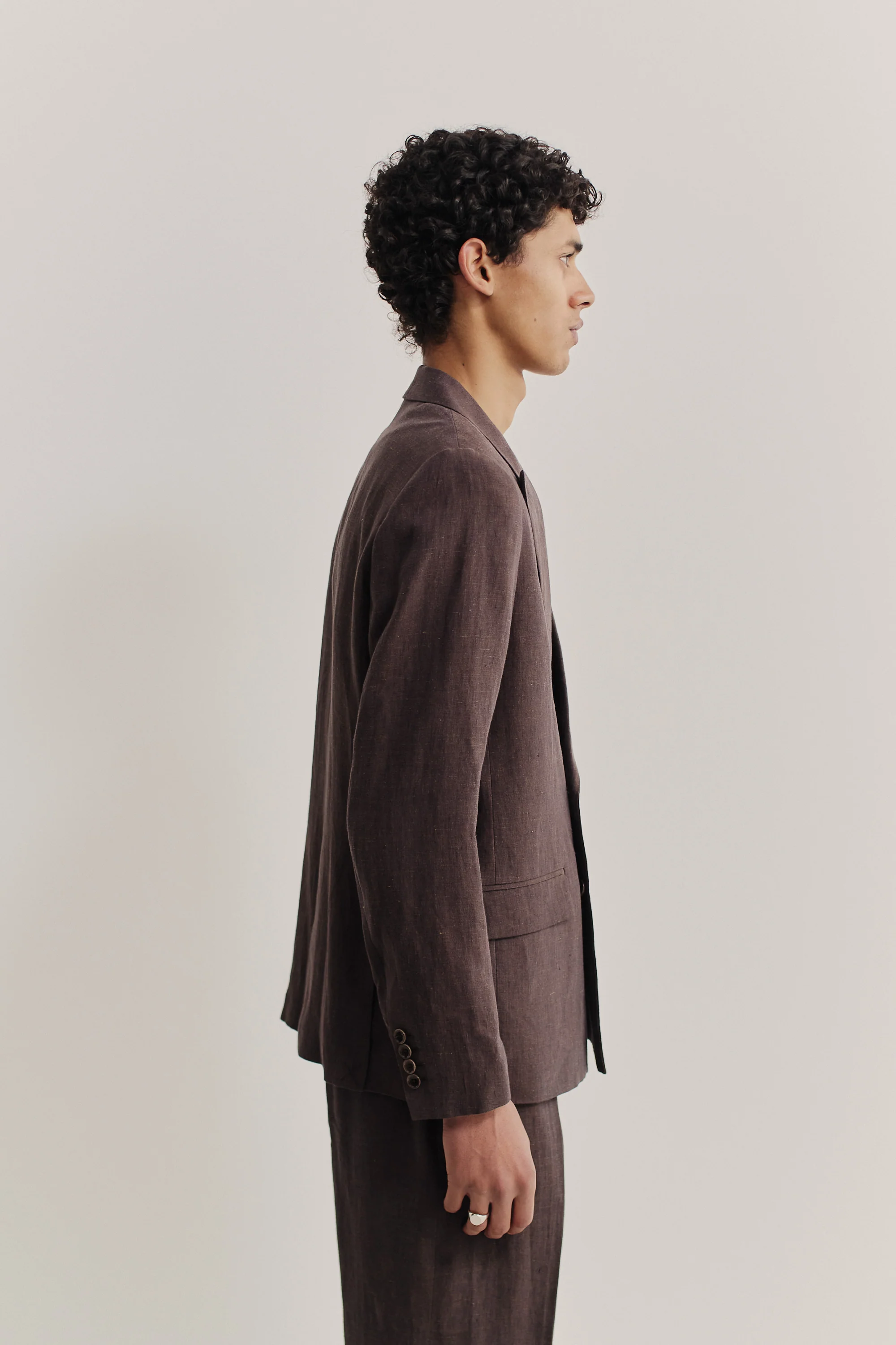 DOUBLE BREASTED PEAK BLAZER - Image 4