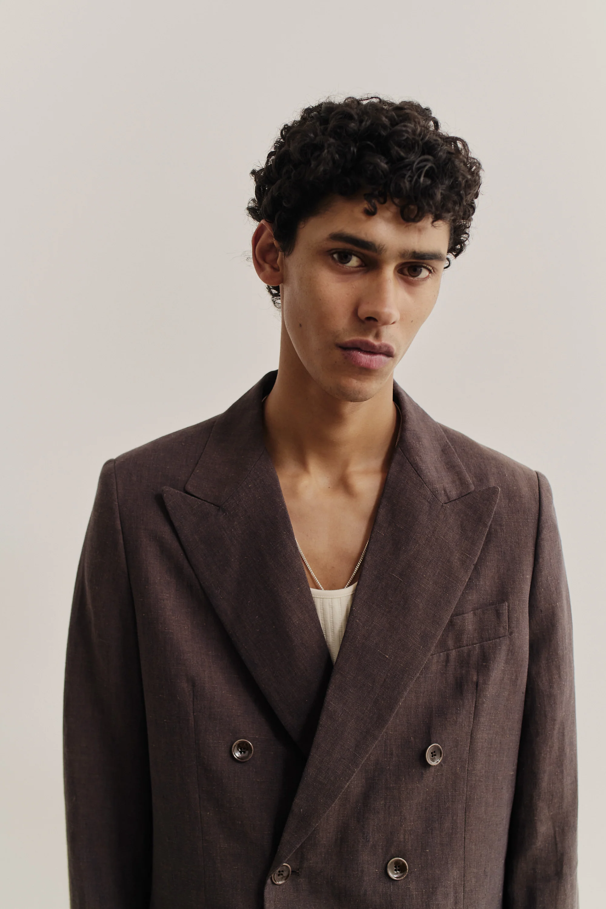 DOUBLE BREASTED PEAK BLAZER - Image 5