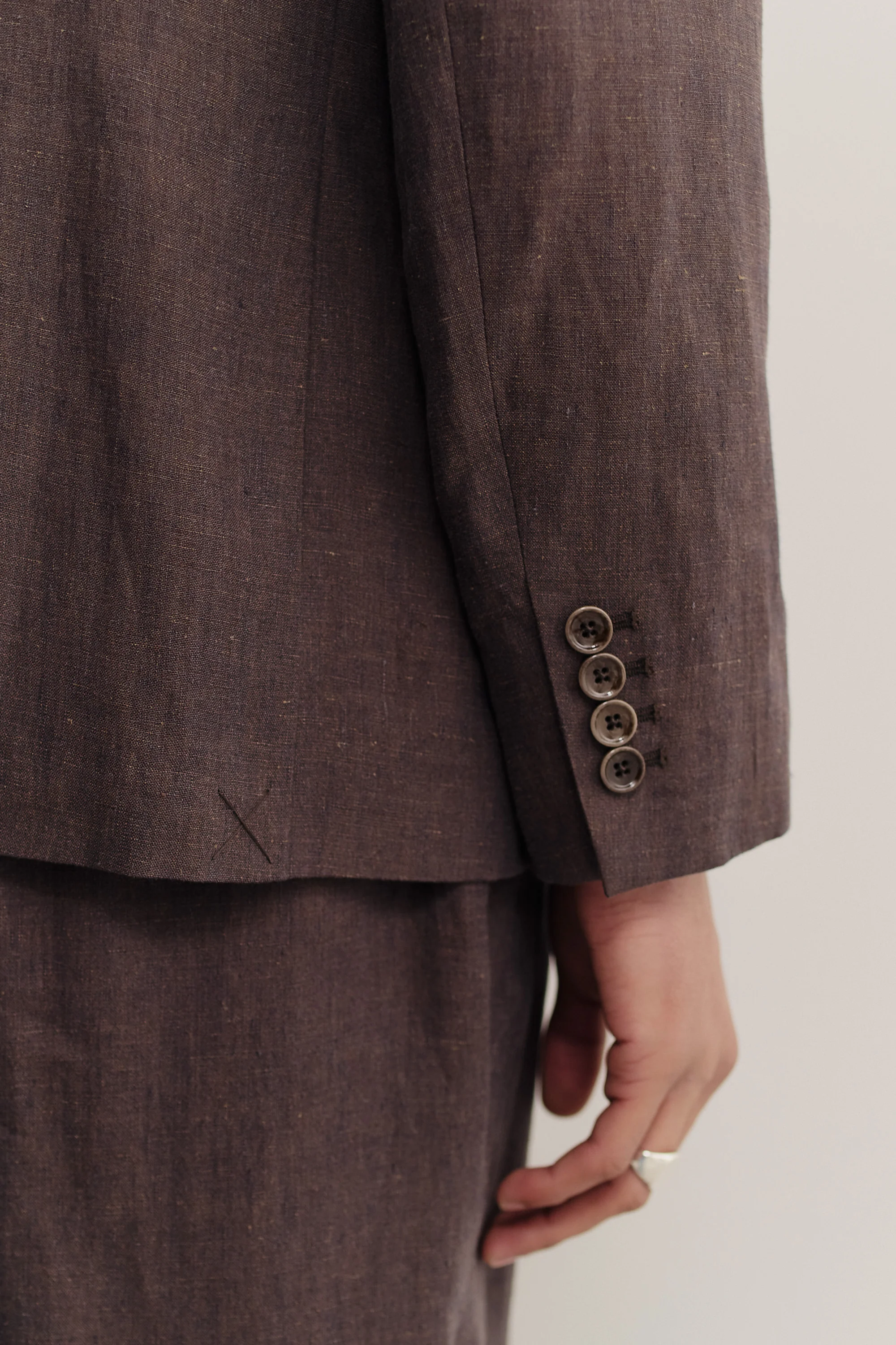 DOUBLE BREASTED PEAK BLAZER - Image 7