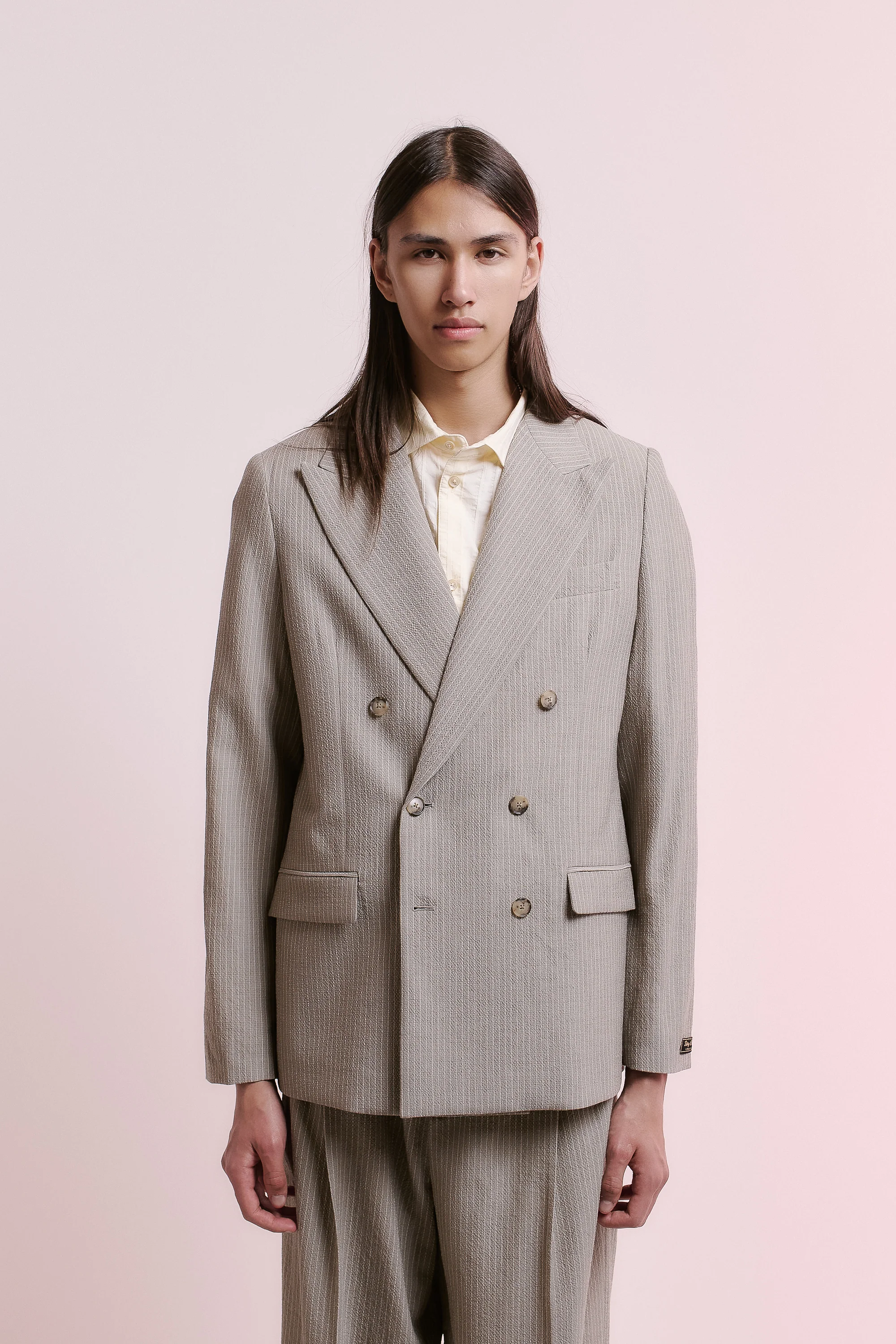 DOUBLE BREASTED PEAK BLAZER - Image 2