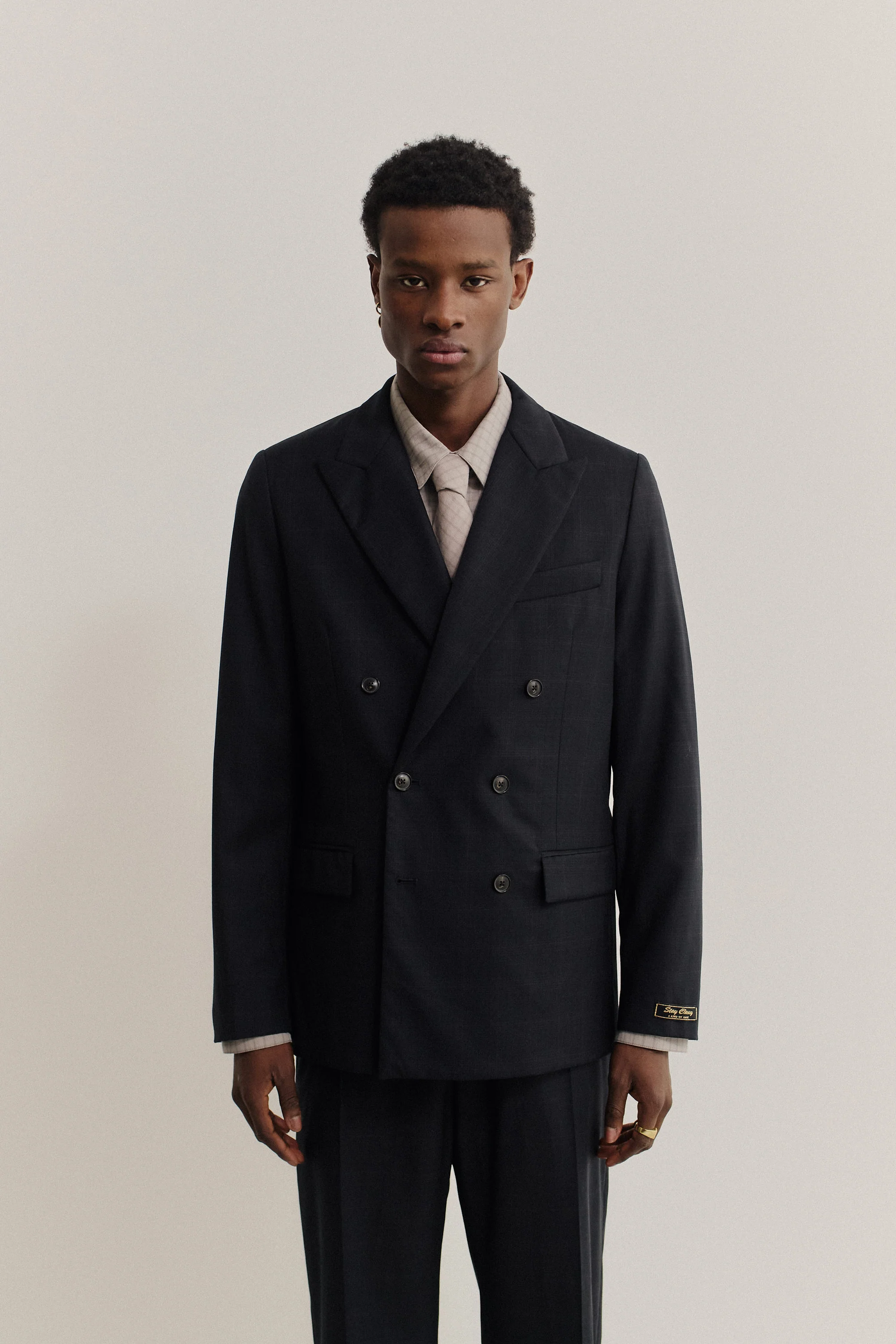 DOUBLE BREASTED PEAK BLAZER - Image 6