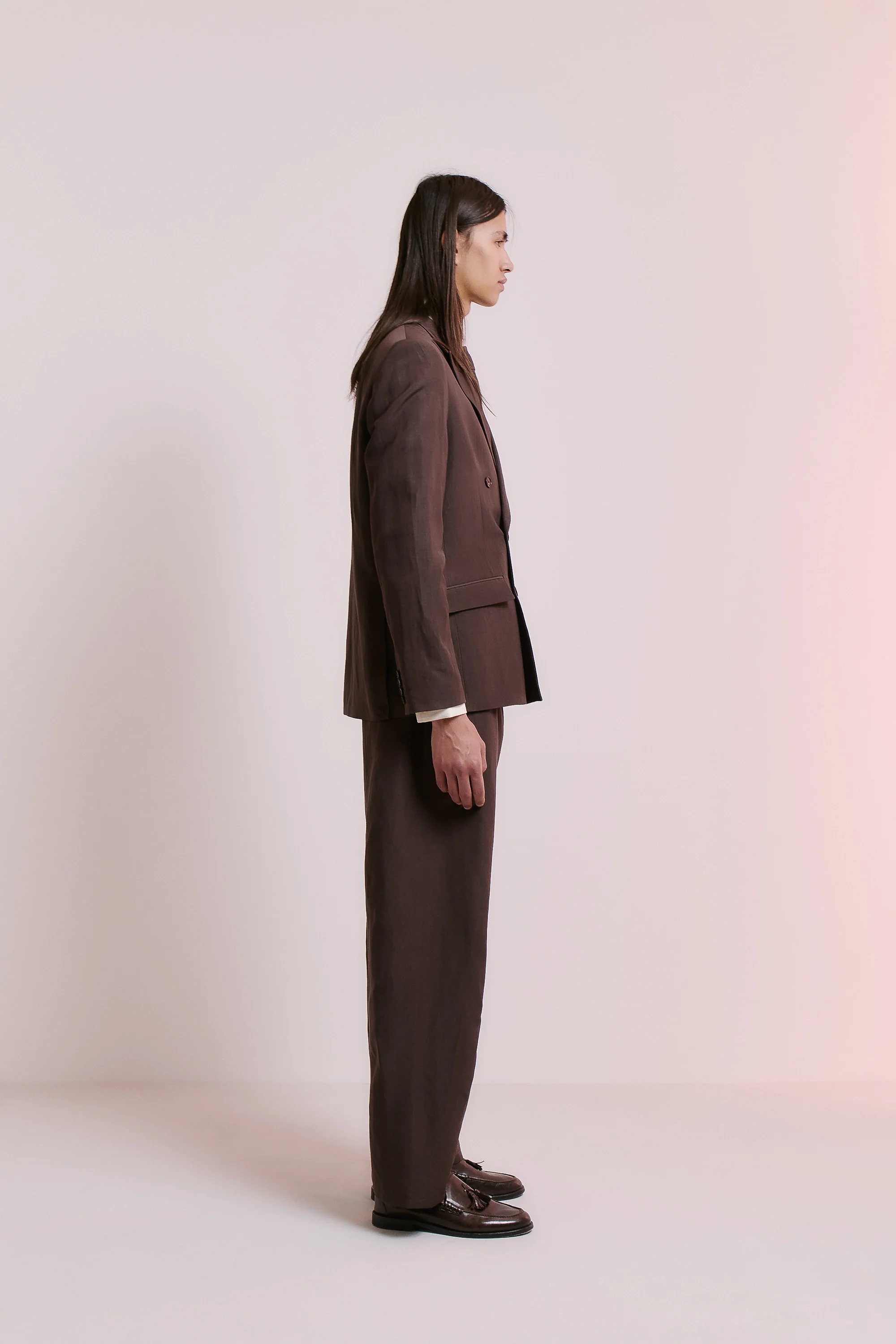 DOUBLE BREASTED PEAK BLAZER - Image 8