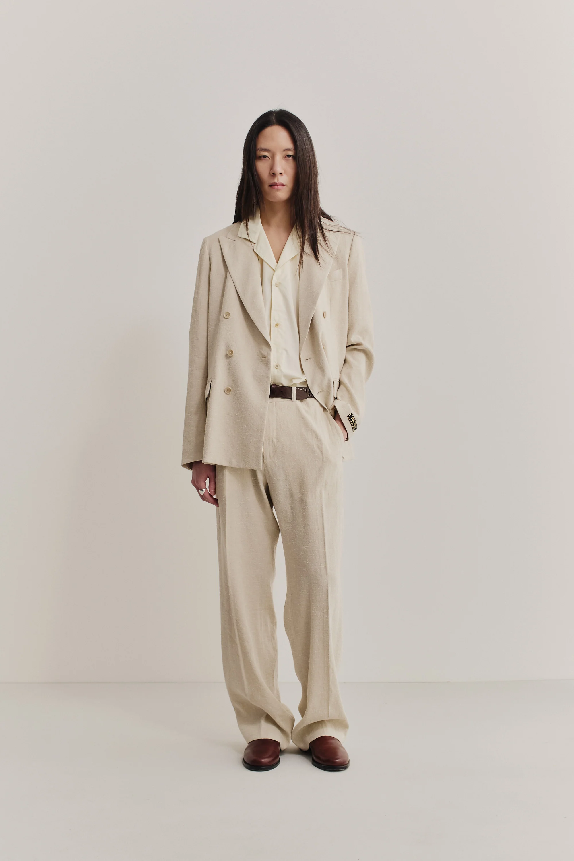 DOUBLE BREASTED PEAK BLAZER - Image 7