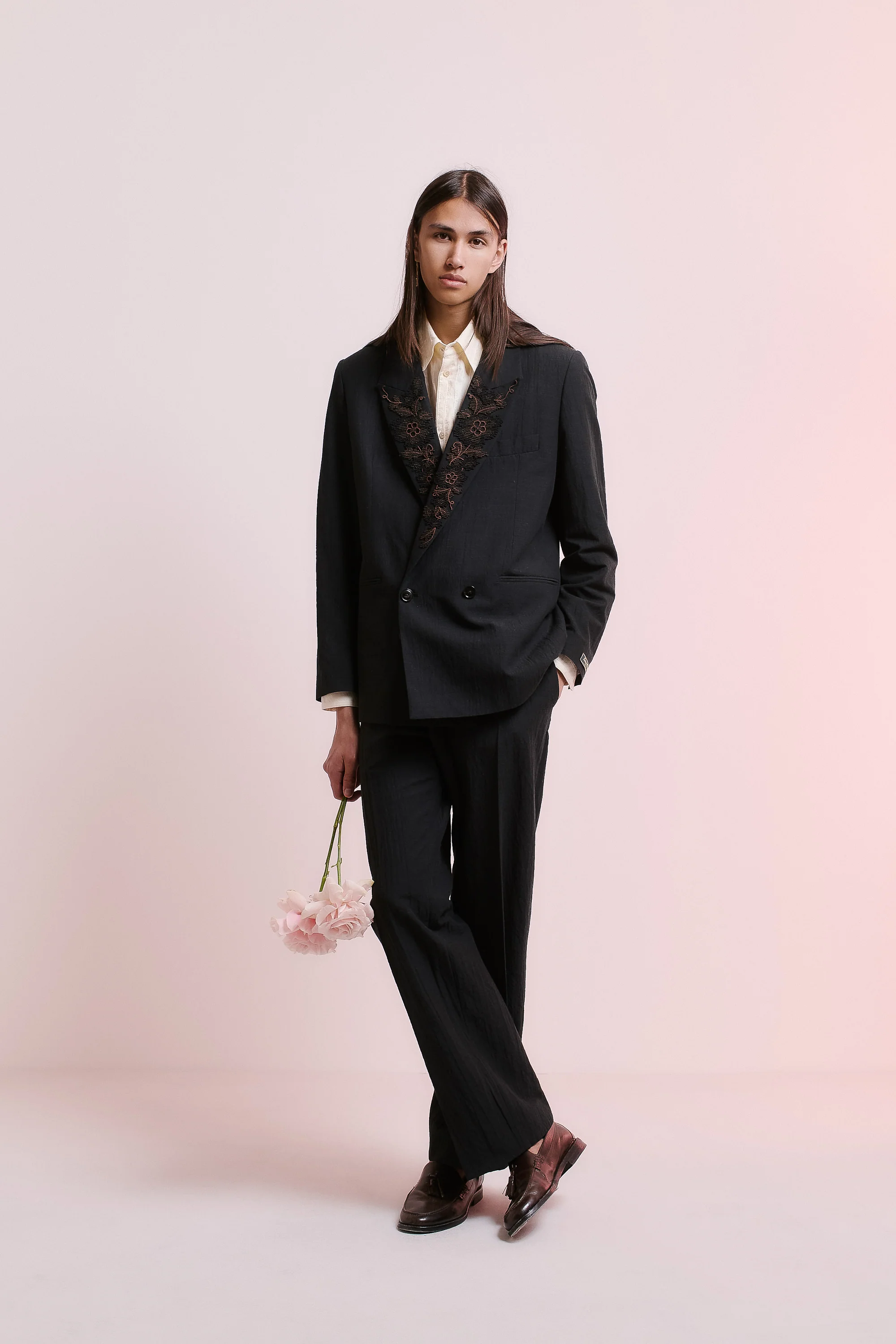 RELAXED DOUBLE BUTTONED BLAZER - Image 3