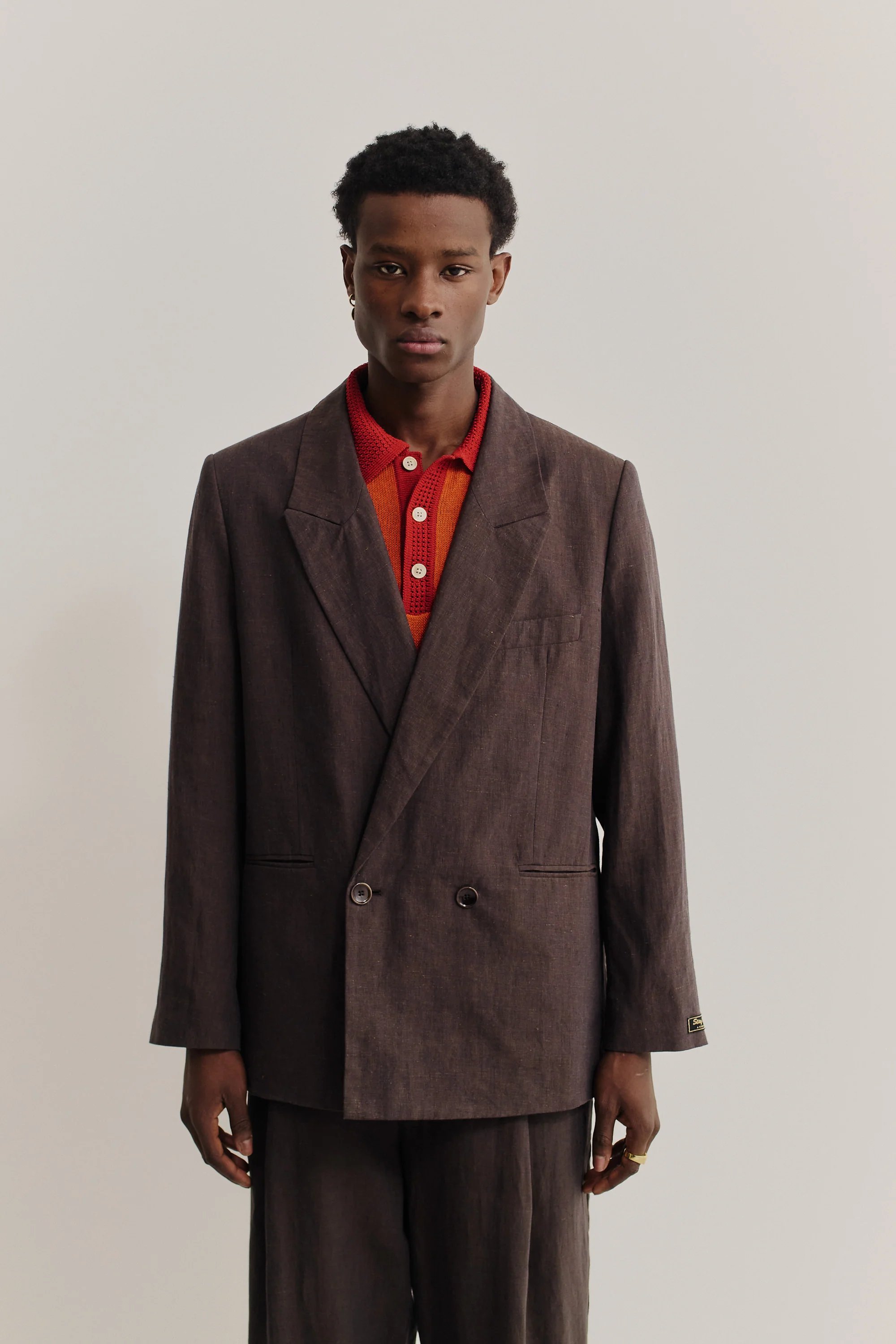 RELAXED DOUBLE BUTTONED BLAZER - Image 4