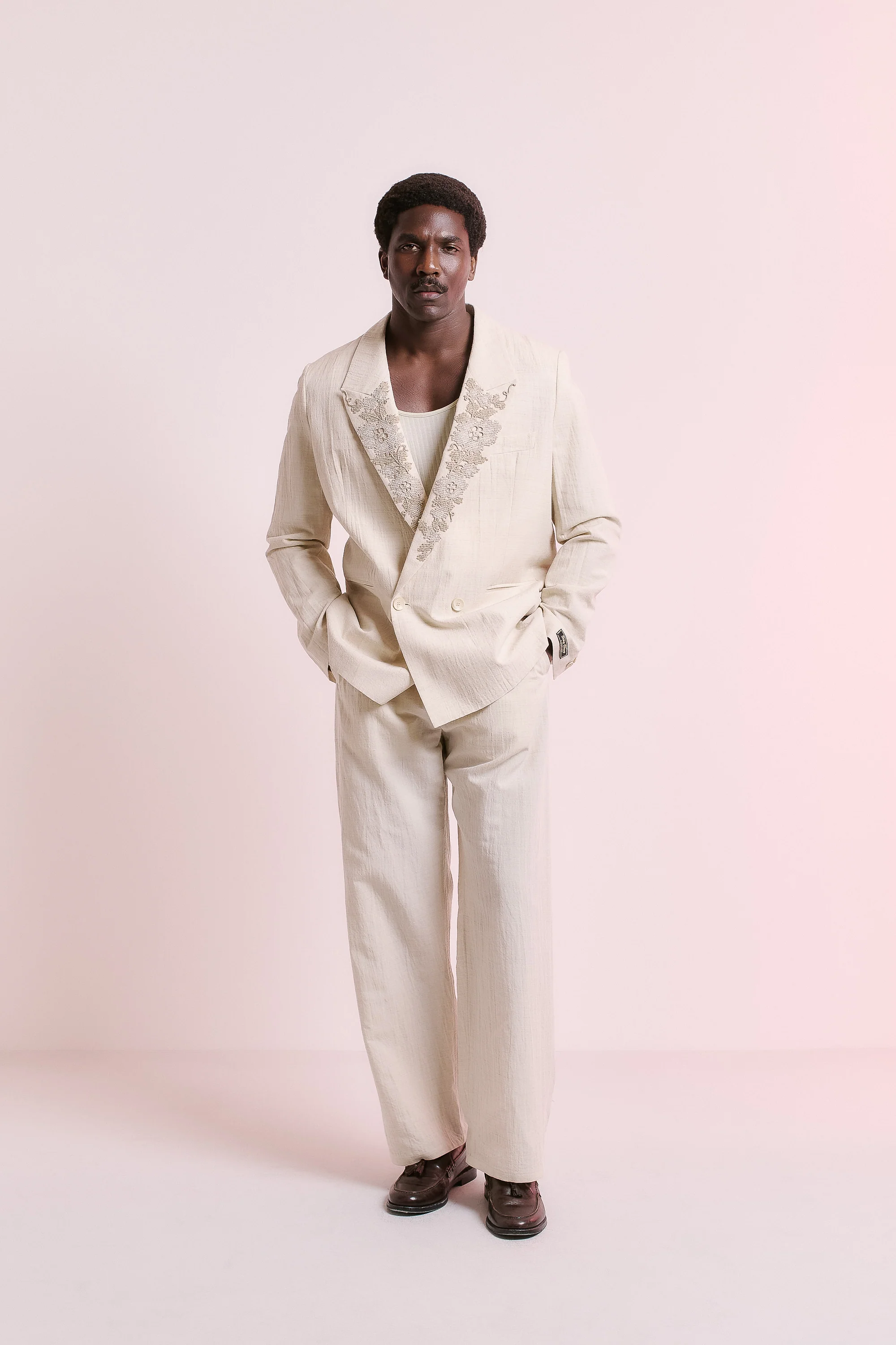 RELAXED DOUBLE BUTTONED BLAZER - Image 4