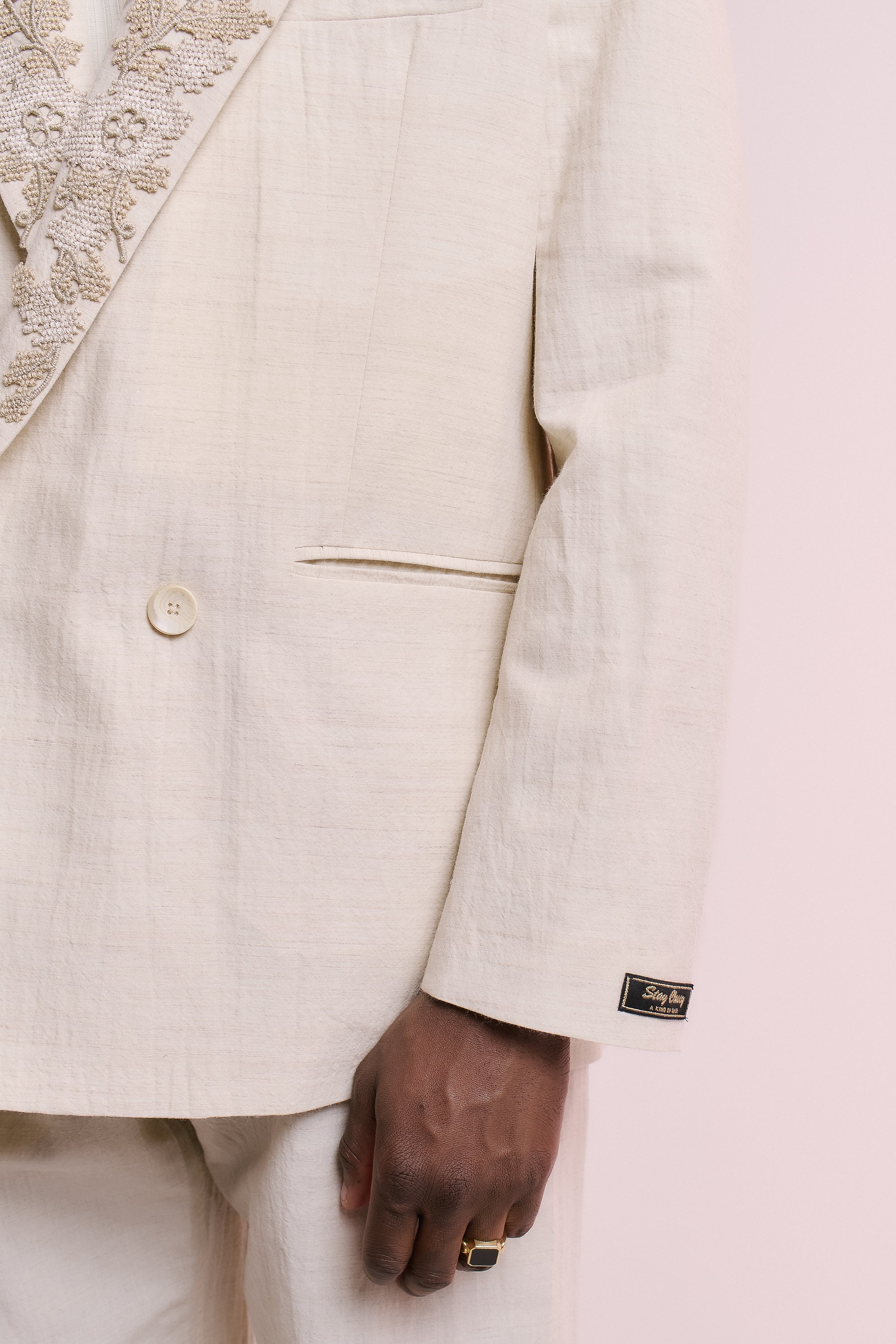 RELAXED DOUBLE BUTTONED BLAZER - Image 7