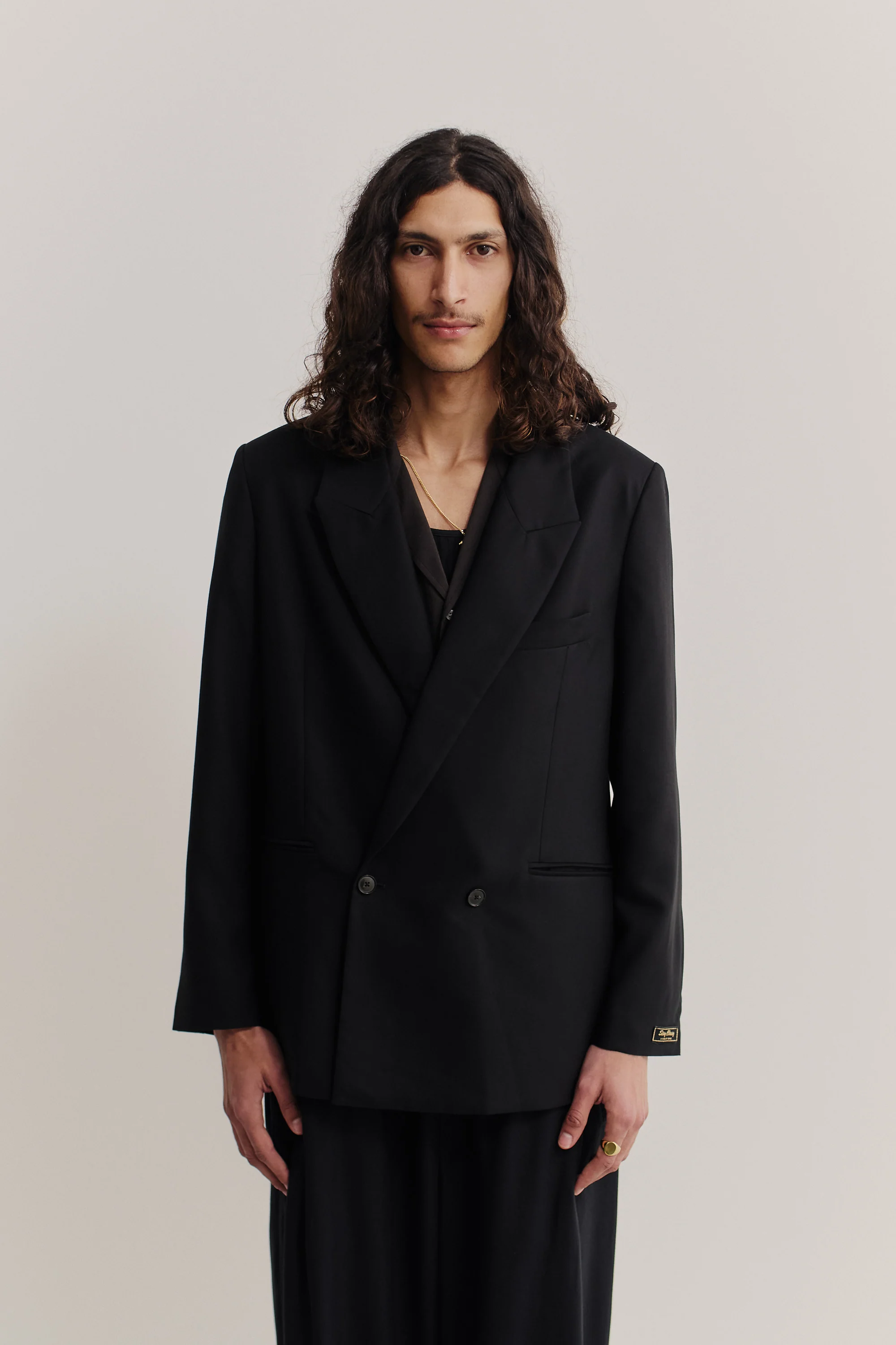 RELAXED DOUBLE BUTTONED BLAZER - Image 3